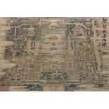 Chinese School (20th century): Aerial View of the Forbidden City