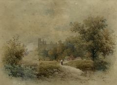 Stephen J Bowers (British fl.1874-1891): Windsor Castle Vignette