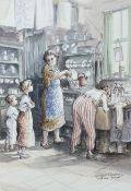 After Margaret Clarkson (British 1941-): 'Wash With Mother' 'Porridge Again' and 'Shoe Shine Boy'