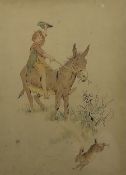After Edward Algernon Stuart Douglas (British 1850-1920): Donkey Ride