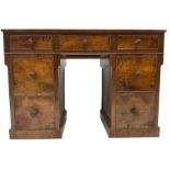 Cherrywood knee hole desk