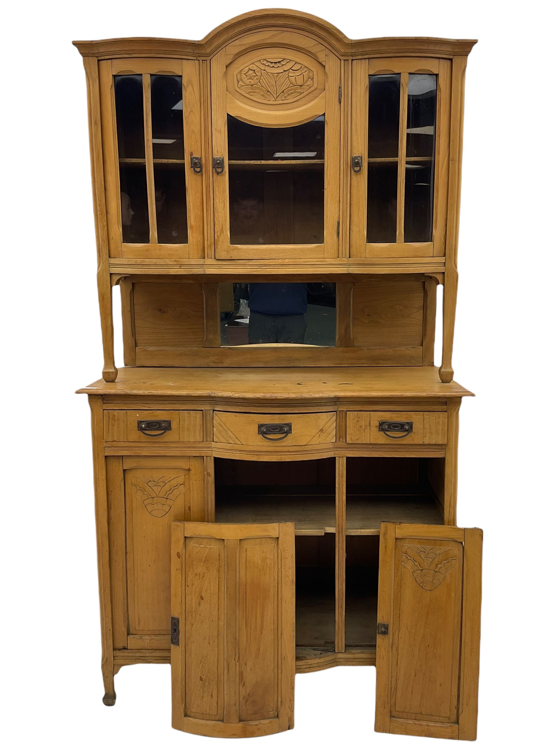 19th century elm dresser