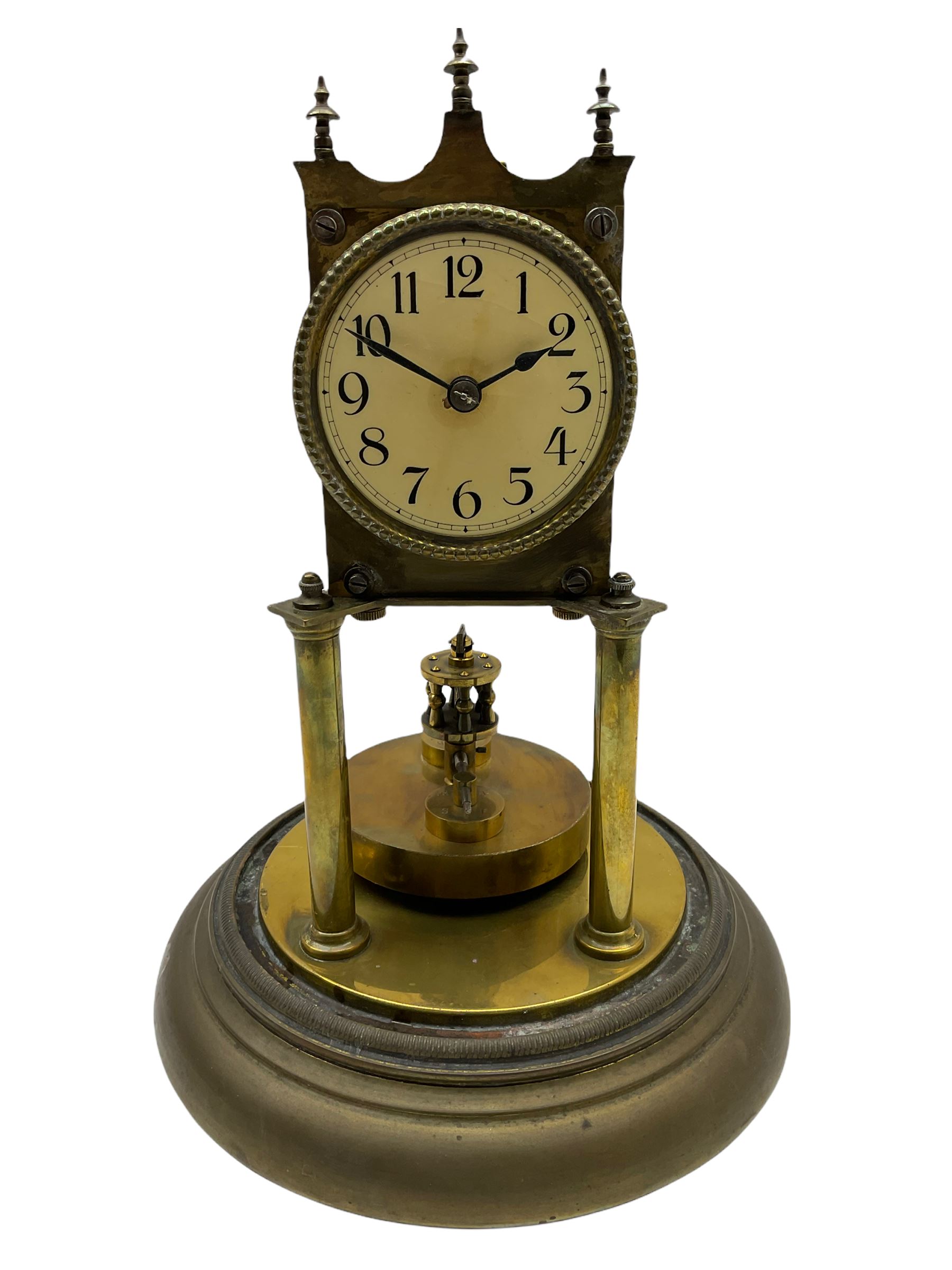 An anonymous early 20th century German 400-day torsion clock - Bild 3 aus 3