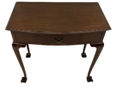 Early 20th century mahogany side table