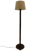 Chinese hardwood standard lamp