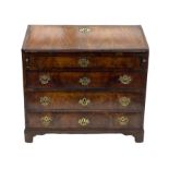 George III mahogany bureau