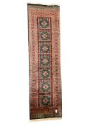 Persian red and green ground runner