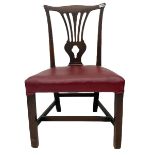 Georgian mahogany side chair