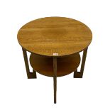 Early 20th century circular coffee table