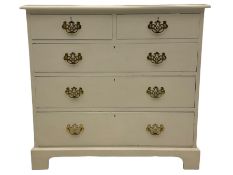 Late 19th century cream painted chest