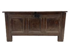 18th century oak blanket box