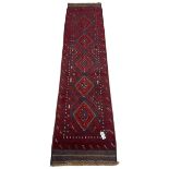 Meshwani red and blue ground runner