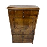 19th century walnut cabinet