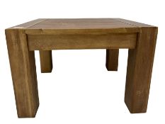 Square pine coffee/lamp table