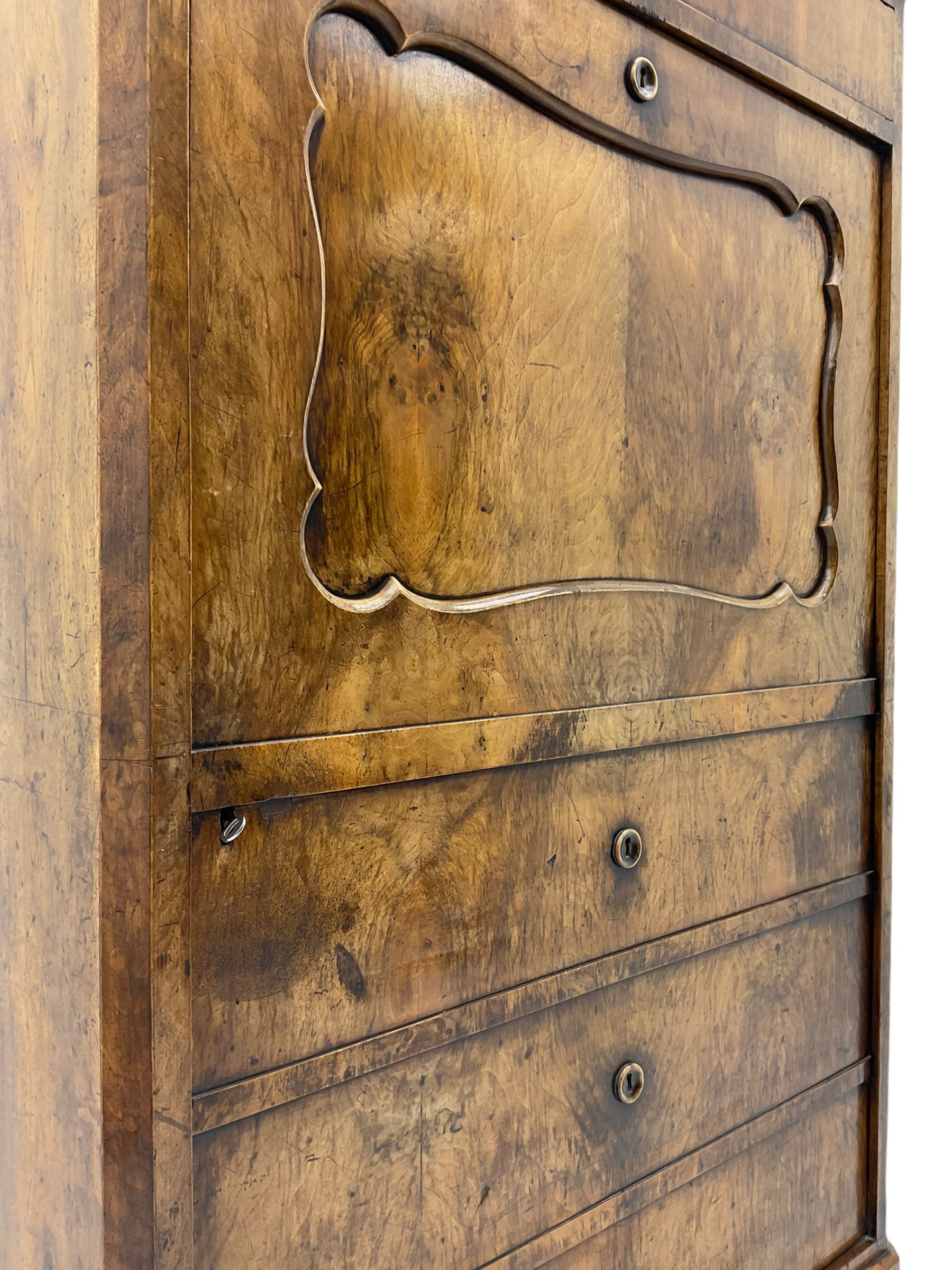 19th century walnut cabinet - Bild 5 aus 7