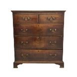 Georgian oak chest