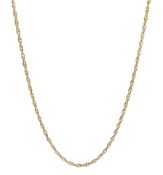 9ct gold Singapore link necklace