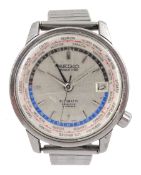 Seiko World Time Diashock 17 Jewels automatic wristwatch