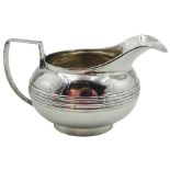 George III silver cream jug