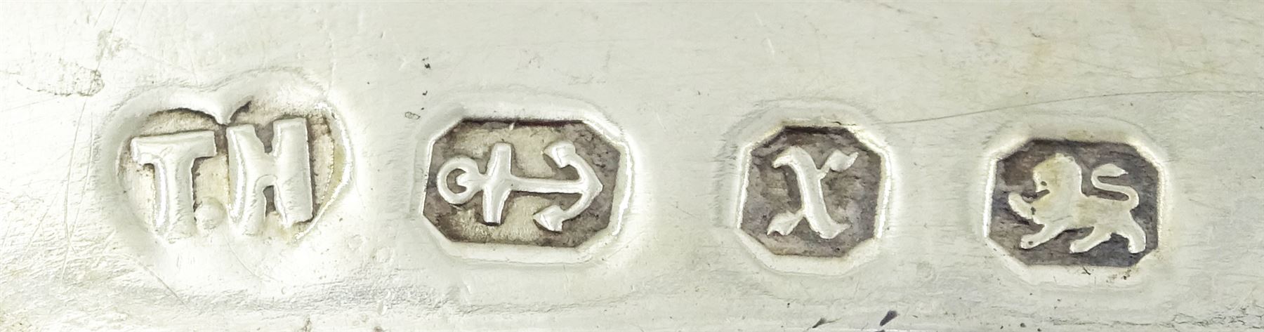 Set of four late Victorian silver salts - Image 3 of 3