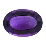 Loose oval amethyst of approx 18.35 carat