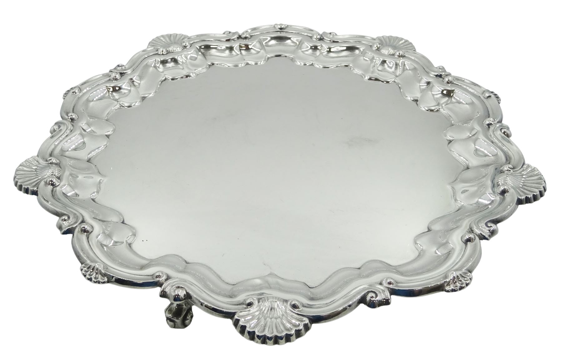 Mid 20th century silver salver