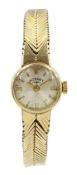 Rotary 9ct gold ladies manual wind bracelet wristwatch