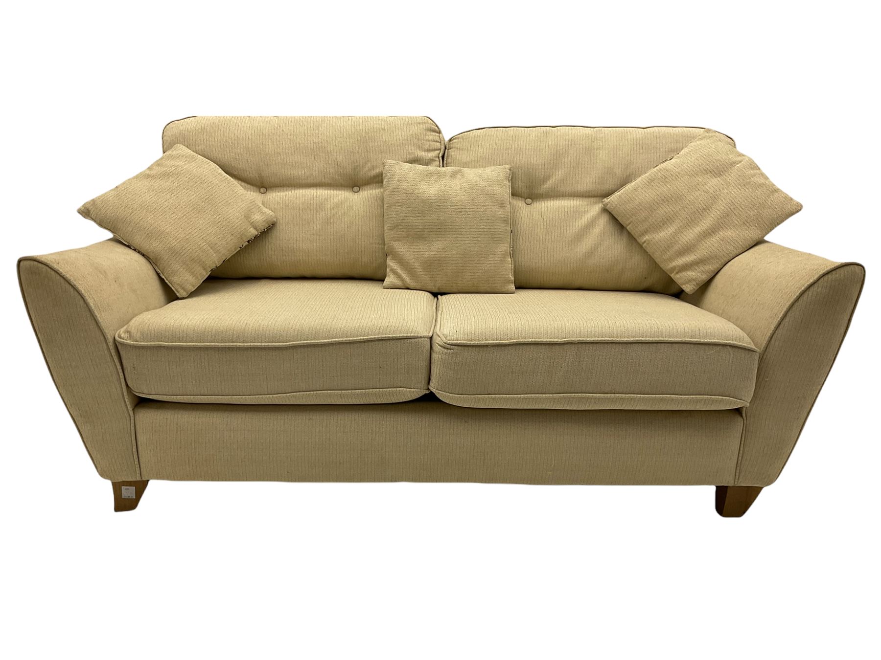 Three seat sofa (W208cm - Image 8 of 14