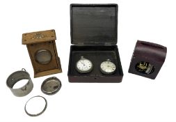 Silver hallmarked pocket watch case