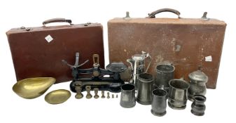 Assorted metal ware