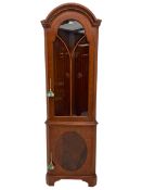 Mahogany corner display cabinet