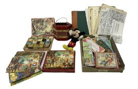 Two boxed Snow White and the Seven Dwarves cube jigsaws