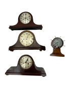 Four mantle clocks