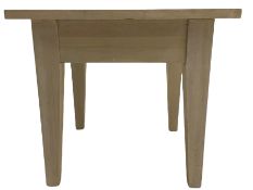 White wash finish square table