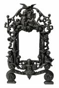 Ornate cast iron photo frame