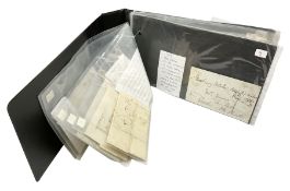 Postal history - comprising twenty seven letters / entires / fronts