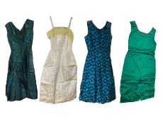 Four Vintage Ladies dresses