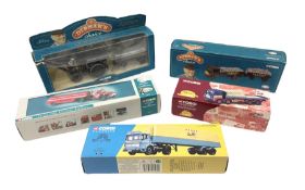 Five boxed Corgi die-cast models comprising ‘Dibnah’s Choice’ Sentinel Dropside wagon and Fowler B6