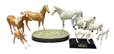 Collection of Beswick horses