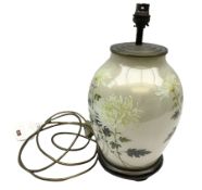 Jenny Worrall Chrysanthemum pattern table lamp