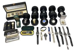 Collection of wristwatches including Curtis Liberty