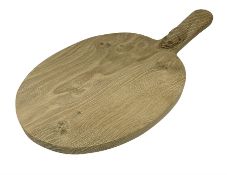 Mouseman light oak cheeseboard