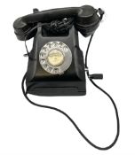 Vintage Bakelite ATM black telephone