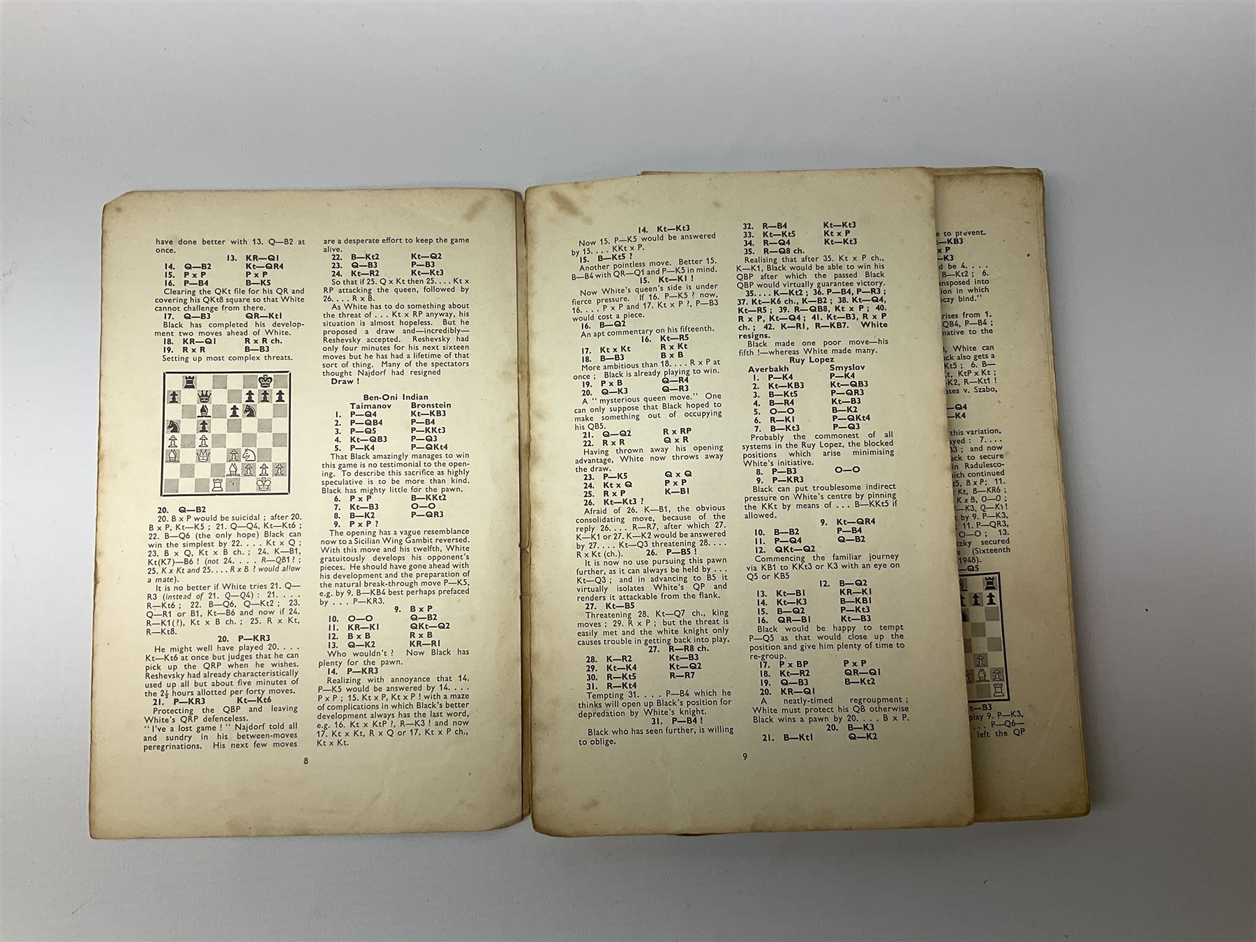 Three bound volumes of 'Chess' magazine 1946-50; fifteen issues of 'The BCCA Magazine' 1949-51; Ches - Image 3 of 11