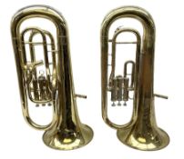 Two euphoniums by John Packer model JP274 and model JP174