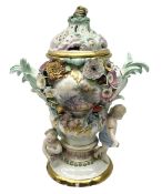 Meissen potpourri vase and cover