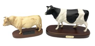 Beswick Connoisseur model of a Charolais Bull