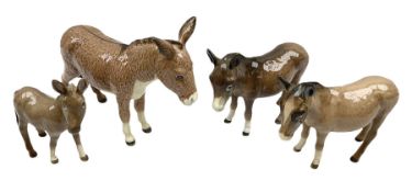 Beswick donkey family to include no.1364b