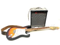 Starsound electric guitar with 'sound city' amp