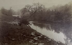 Frank Meadow Sutcliffe (British 1853-1941): Children on the Banks of the River Esk